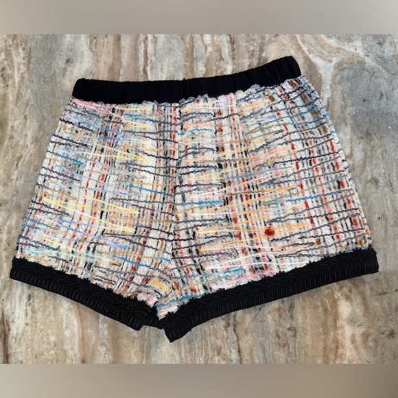 NWT Women’s GREY LAB Los Angeles multicolor tweed dress shorts- Size Medium - Picture 2 of 7